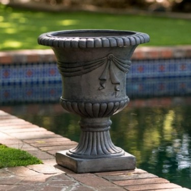 Ferrara Antique Grey Stone Planter Ferrara Antique Grey Stone Planter