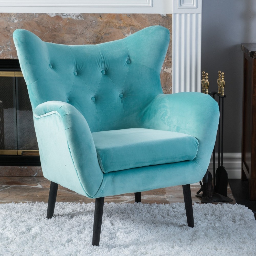 Danielle Green Velvet Arm Chair Universe Furniture