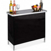 Best Choice Products Portable Pop-Up Bar Table for Indoor, Outdoor, Party, Picnic, Tailgate, Entertaining w/Carrying Case, St