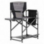 EVER ADVANCED Medium Tall Directors Chair Foldable Makeup Artist Chair Bar Height with Side Table Cup Holder and Storage Bag 