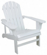 Leigh Country White Adirondack Chair for Patio, Deck or Yard
