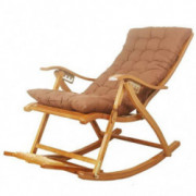 Zero Gravity Chair Rocking Chair Armchair, Solid Wood Comfortable Curved Backrest Perfect for Outdoor or Indoor Garden or Pat