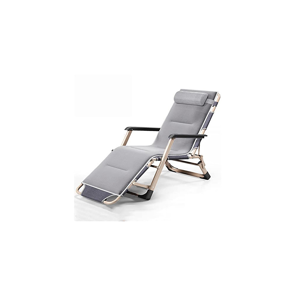 Zero Gravity Chair, Padded Patio Lounger, Outdoor Lounge Chairs, Soft & Comfortable, Suitable for Beach Terrace Office Back G