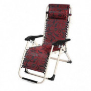 HEZHANG Sun Loungers， Folding Sun Lounger Foldable Deck Chair Reclining Garden Chair Zero Gravity Patio Lounger Chair Outdoor