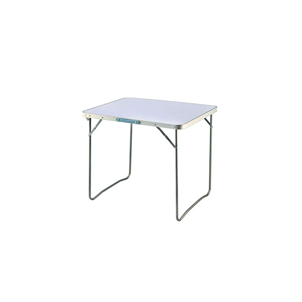 qazxsw Aluminum 80CM Camping Table Picnic Table Foldable Barbecue Table Portable Folding Camping Dining Table Party for Kitch