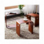 Scooter Sofa Foot Stool feet Soil Stool Home Replacement seat Bench Rest Wooden Outdoor Garden Bedroom  Color : Logs, Size : 