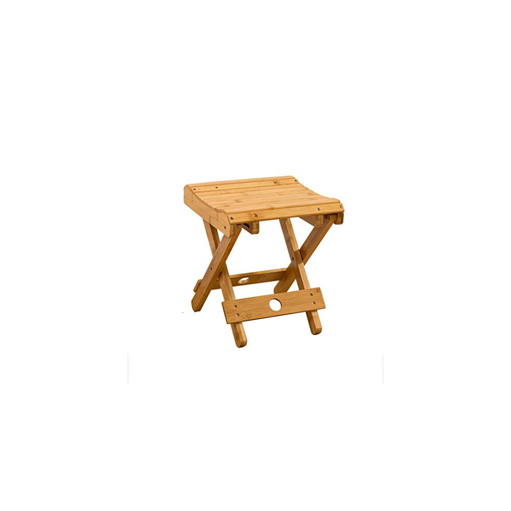 WPJDZ Solid Wood Folding Stool, Portable Household Outdoor Folding Chair, Shoe Changing Stool, Small Bench, Maza, Suitable fo
