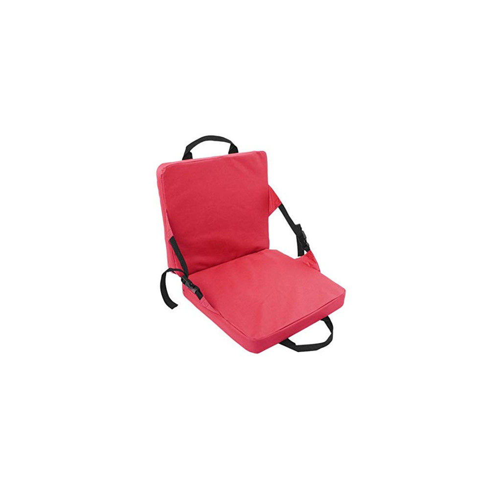 WLDOCA Folding Bench Chair Seat Cushion with Backrest Fishing Cushion Seat Indoor/Outdoor Comfortable Folding Chair for Garde