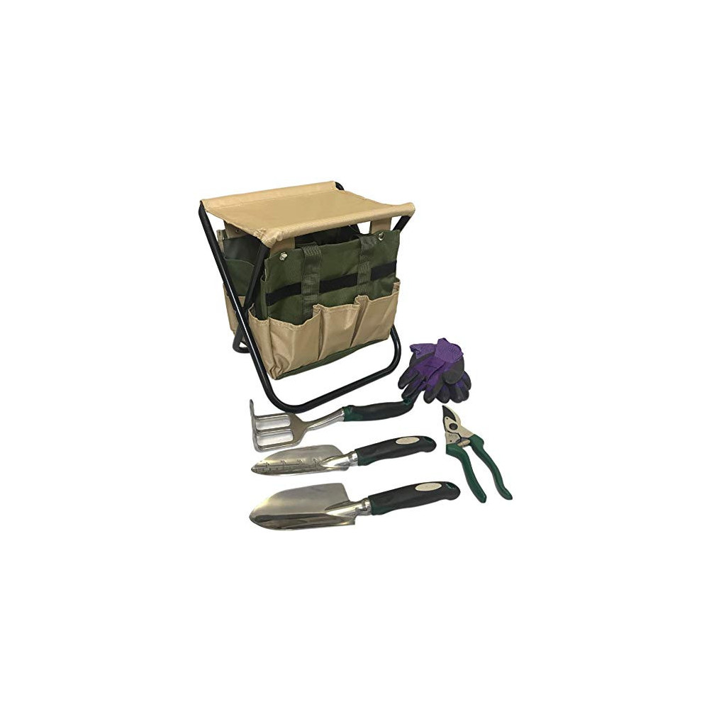 Gardening Tools Set Gardening Stool Set Organizer | Gardening Chair | Gardener Tool Bag Seat | Digging Claw Garden | Top Gard