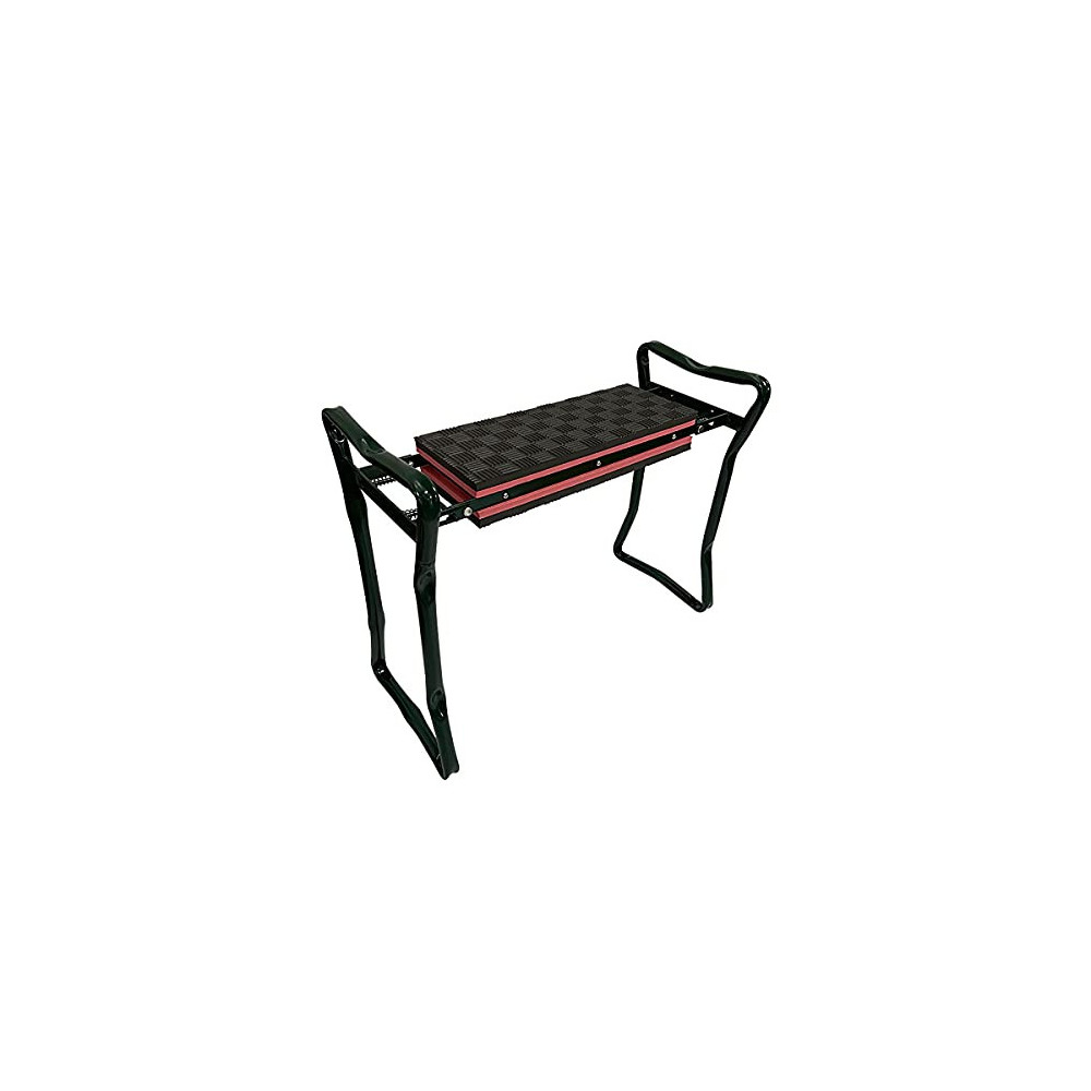 Folding Garden Kneeler and Seat, 2 in 1 Portable Garden Bench with EVA Foam Thicken and Widen Soft Kneeling Pad Kneeling Cush