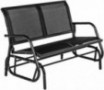 Glider Bench Loveseat Rocking Chair 2-Person Seat Double Swing Chair, Essential Perfect for Patio, Porch, Garden, Indoor Outd