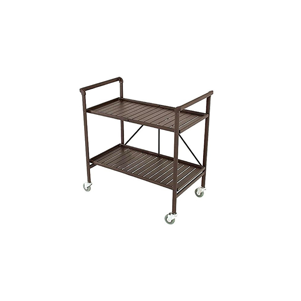 Wine Liquor Cart Buffet Serving Trolley Modern Drink Beverage Outside Cart with Wheels Bistro Metal Bar Cart for Kitchen Indo