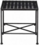 Christopher Knight Home Petra Iron End Table, Black Brush Silver