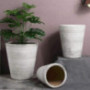 Kioiien Plant Pots,Ceramic Plant Pots Garden Planters Outdoor, Indoor House Plants Succulent Plant Pots Cylinder Planter Plan