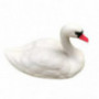 YeLukk Floating White Swan,Plastic Simulation Statue Decor, Animals Sculpture Garden Landscape, Figurine Decoration for Indoo