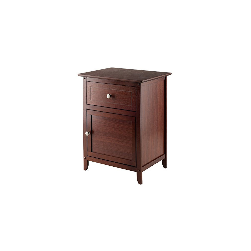 Winsome Wood Eugene Accent Table, Walnut