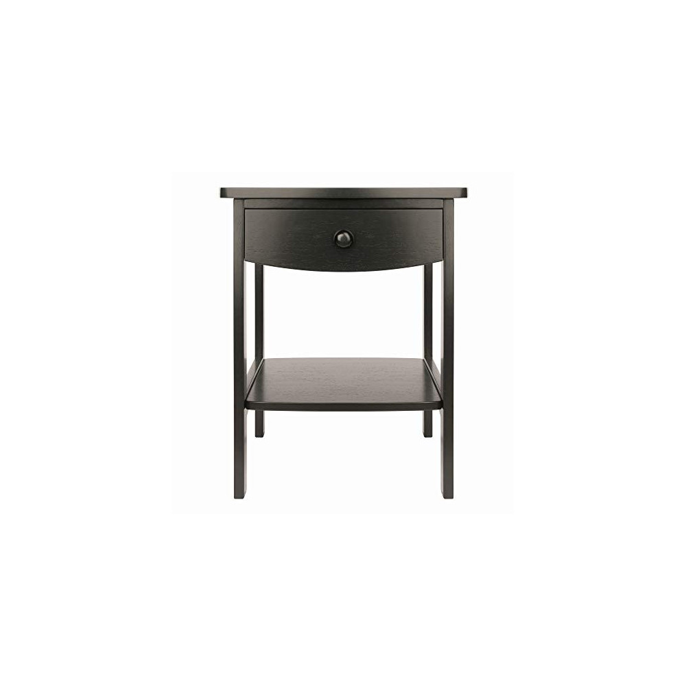 Winsome Wood Claire Accent Table, Black Universe Furniture