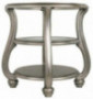 Signature Design by Ashley - Coralayne Glam End Table, Silver