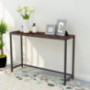 Console Sofa Tables End Table Computer Desk Coffee Snack Console Tables for Living Room Or Corridor Hallway Rustic Brown Colo