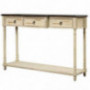 Merax Narrow Console Sofa Table with Drawers and Long Shelf for Living Room, Entryway/Hallway, Beige