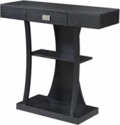 Convenience Concepts Newport Harri Console Table, Black