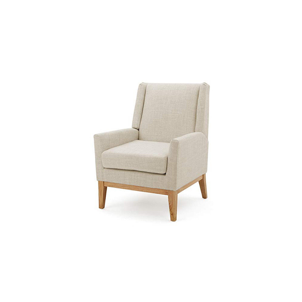 Christopher Knight Home Aurla Fabric Accent Chair, Beige