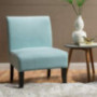 Kendal Light Blue Fabric Accent Chair