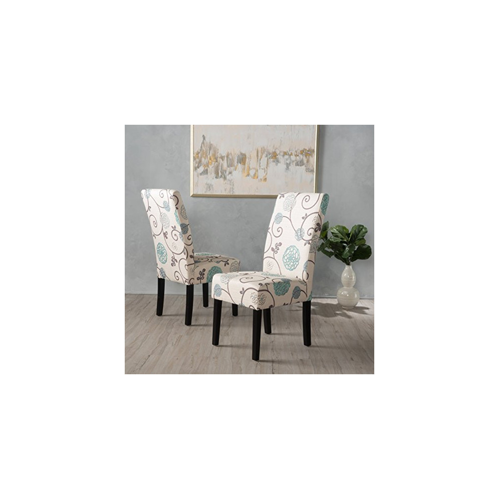 Christopher Knight Home Pertica Fabric Dining Chairs, 2Pcs Set