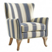 Dorel Living Reva Accent Chair, Blue