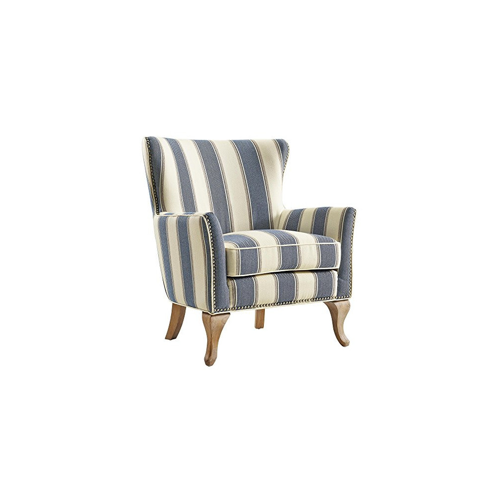 Dorel Living Reva Accent Chair, Blue