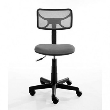 Urban Shop WK657592 Swivel Mesh Task Chair, Grey