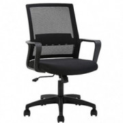Home Office Chair Ergonomic Desk Chair Mid-Back Mesh Computer Chair Lumbar Support Comfortable Executive Adjustable Rolling S