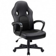 Furmax Office Desk Leather Gaming, High Back Ergonomic Adjustable Racing Task Swivel Executive Computer Chair Headrest and Lu