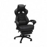 RESPAWN 110 Racing Style Gaming Chair, Reclining Ergonomic Chair with Footrest, in Black  RSP-110-BLK 