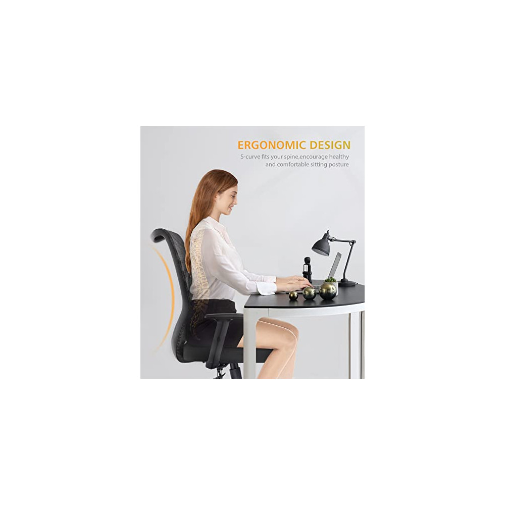 ETasker Ergonomic Office Chair Home Office Desk Chairs with Universe Furniture