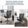 ELABEST Office Chair Ergonomic Desk Chair, Swivel Task Chair with Adjustable Armrest, Soft Sponge Cushion, Lumbar Support, Mi