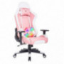 Bowthy Massage Gaming Chair for Adults Computer Ergonomic Game Chair Heavy Duty Big and Tall Gamer Chair Racing Style Headres