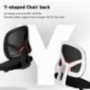 HBADA Office Chair, Mesh Desk Chair Adjustable Height Rolling Stool Drafting Chair, Black