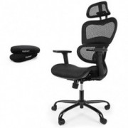 Rottnen ErgoRo Ergonomic Office Chair-Rolling Desk Chair with 3D Adjustable Armrest & Memory Foam Armrest Pads, 3D Lumbar Sup