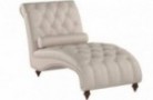 Rosevera D7-1 TeofilaTufted Chaise Lounge Chair, Standard, Beige