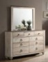 Roundhill Furniture Imerland Contemporary White Wash Finish 5 Piece Bedroom Set,
