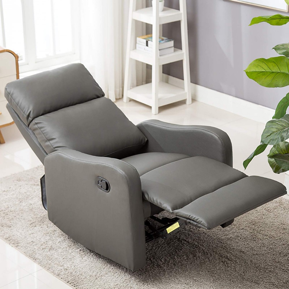 ANJ Chair Contemporary Leather Recliner Chair for Modern Living