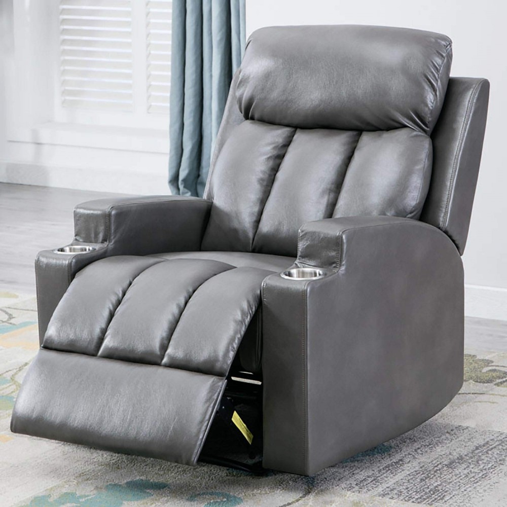 ANJ Chair Recliner Contemporary Theater Recliner with 2 Cup | Universe