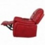 Christopher Knight Home Merit Contemporary Glider Recliner Chair, Red Leather