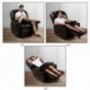 Artist Hand Massage Recliner Chair w/Cup Holder Electric Heated Living Room Chair Bedroom Chair Reading Chair Headrest Adjust