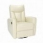 Monarch Specialties  white  Recliner chair, 30" L x 30" W x 41" H