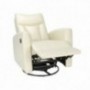 Monarch Specialties  white  Recliner chair, 30" L x 30" W x 41" H