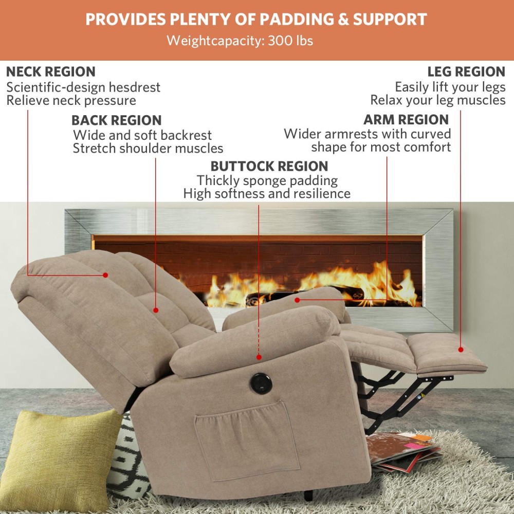 oneinmil Power Lift Recliner Chair Massage Chairs Full Body and