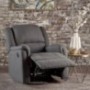 Christopher Knight Home Jemma Swivel Gliding Recliner Chair, Charcoal