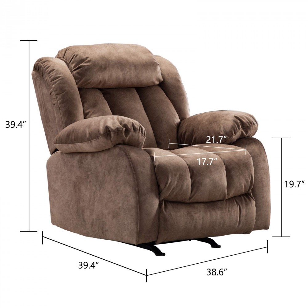 CANMOV Rocker Recliner Chairs for Living Room, Heavy Duty Universe